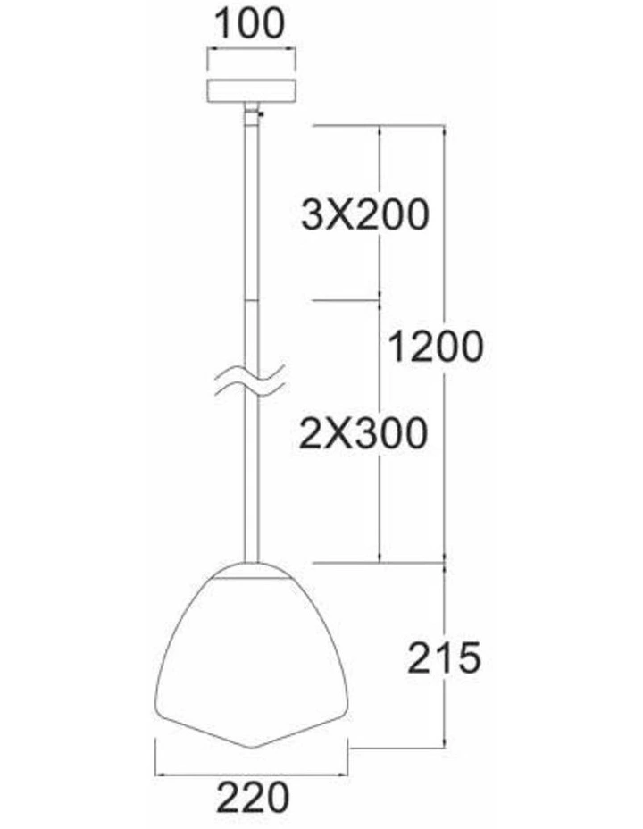 Ciotola Interior Tipped Small Dome Frosted Glass Pendant Lights image 2