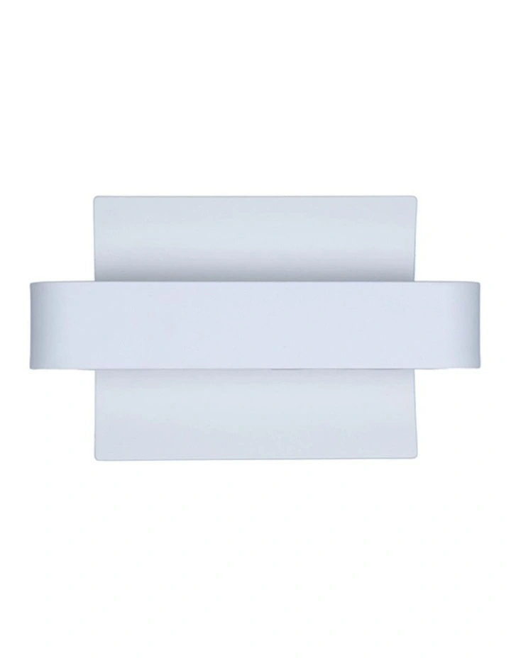 Dubai City Series LED Interior Matte White Curved Wall Light image 1