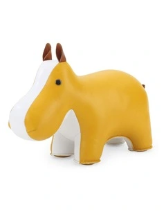 Bookend Classic Hippo Ochre Yellow