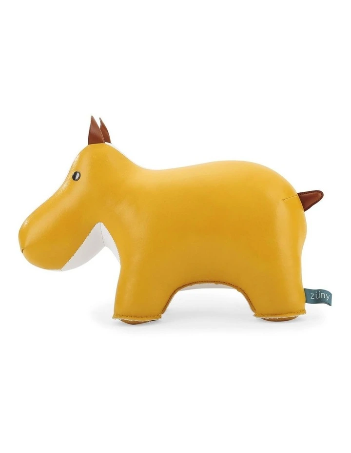 Bookend Classic Hippo Ochre Yellow image 2