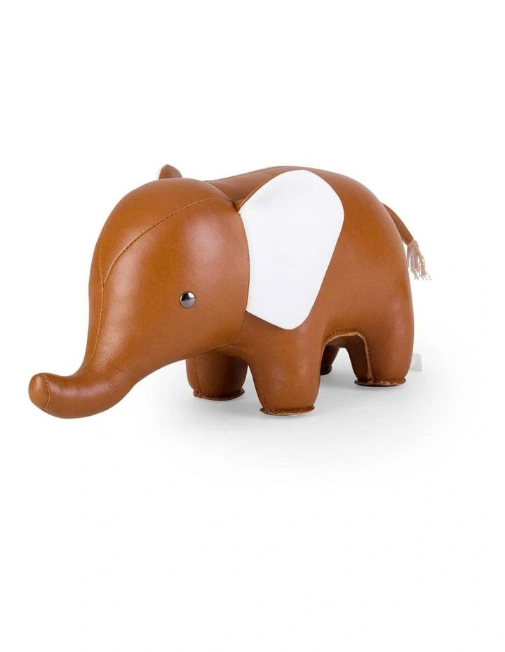 Bookend Classic Elephant Tan image 1