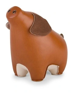 Bookend Pig Tan