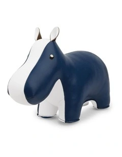 Bookend Classic Hippo Midnight Blue