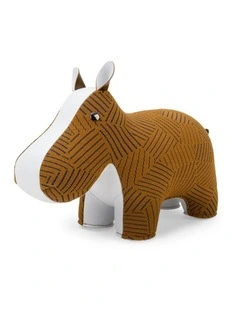 Bookend Hippo Kvadrat Razzle Dazzle Tan
