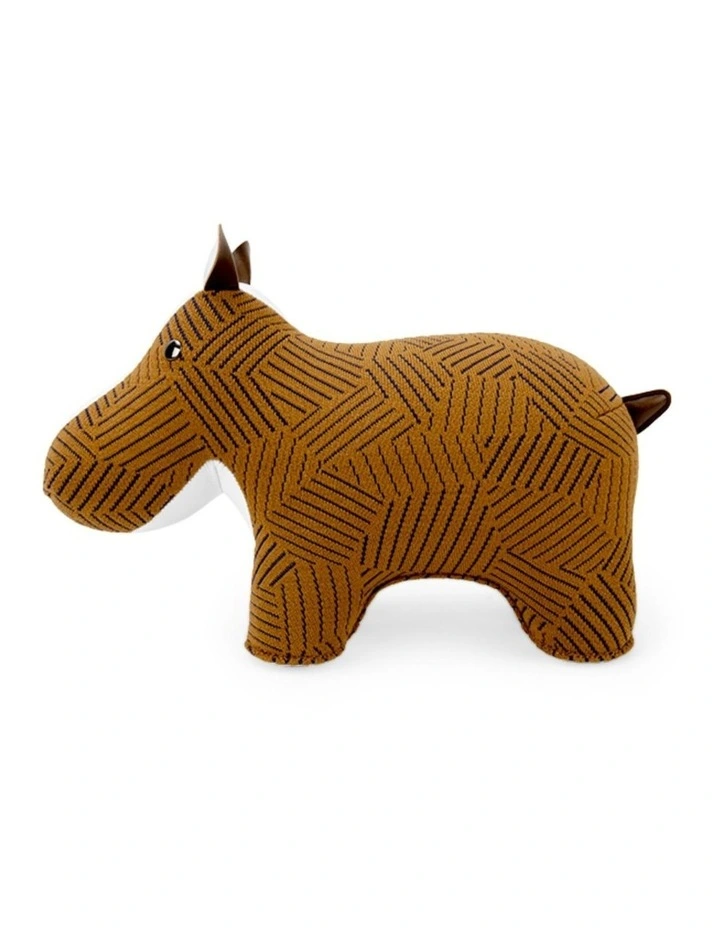 Bookend Hippo Kvadrat Razzle Dazzle Tan image 2