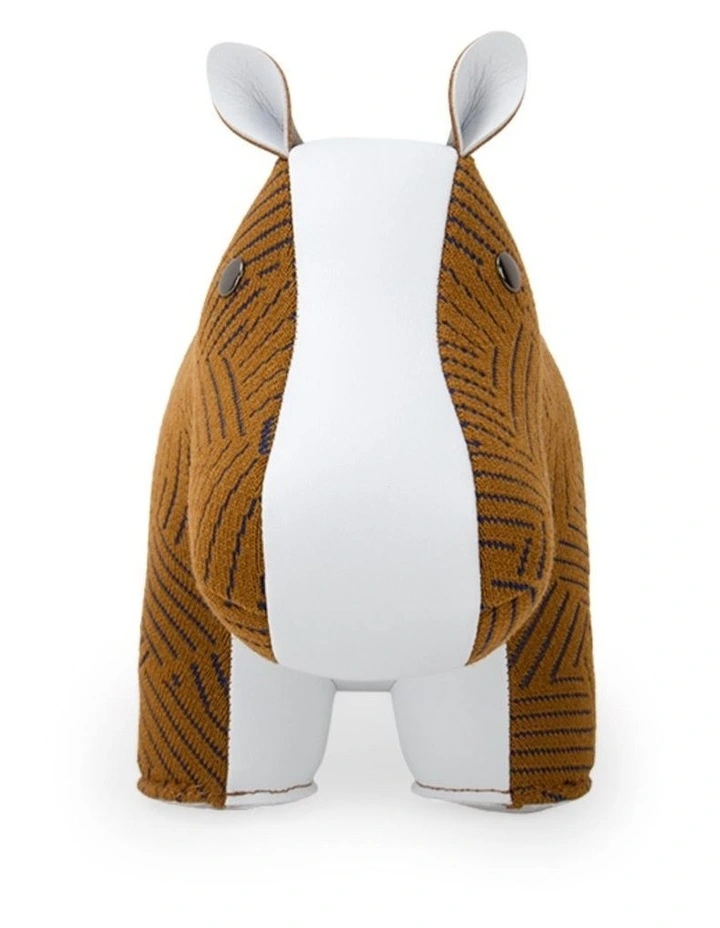Bookend Hippo Kvadrat Razzle Dazzle Tan image 3