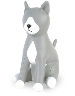 Bookend Cat Tuxedo Grey
