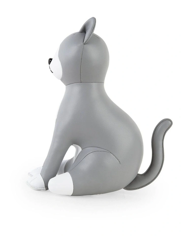 Bookend Cat Tuxedo Grey image 2