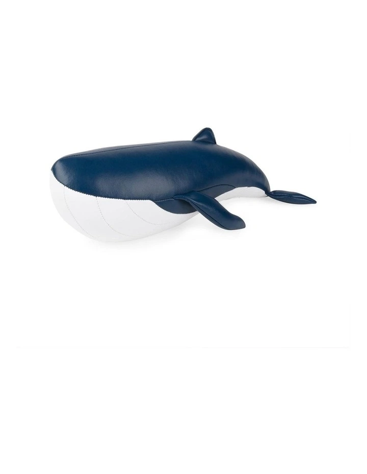 Bookend Whale Wave Midnight Blue image 1