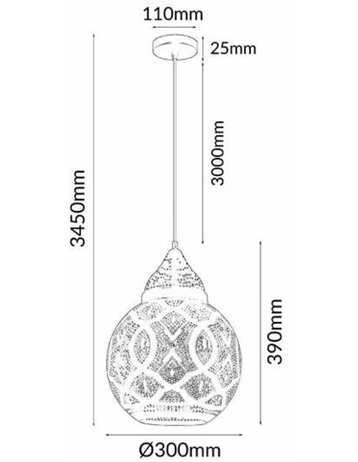 Marrakesh Bohemian Interior Bell Shape Pendant Lights image 4