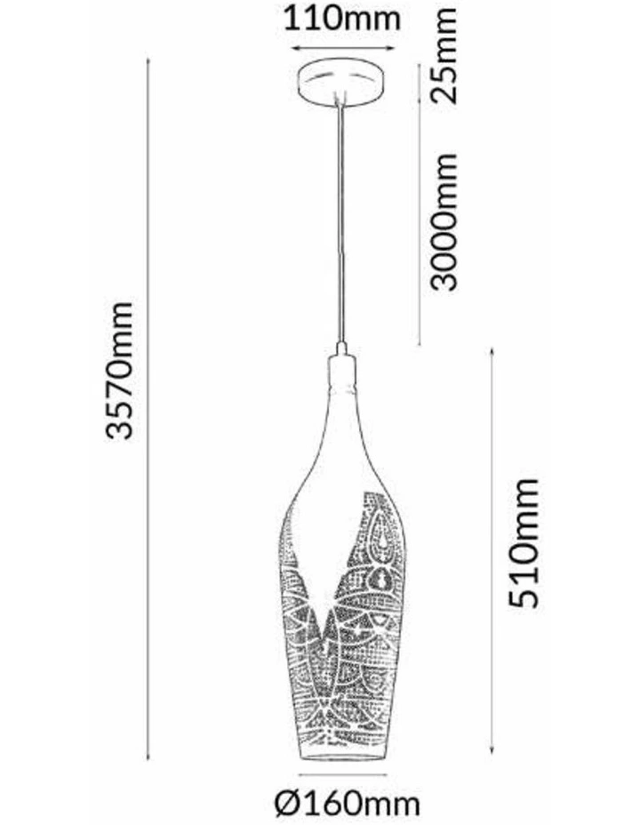 Marrakesh Bohemian Interior Bottle Shape Pendant Lights image 3