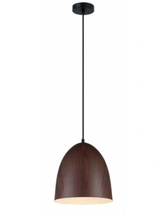 Ligna Retro Replica Wood Oblong Pendant Lights