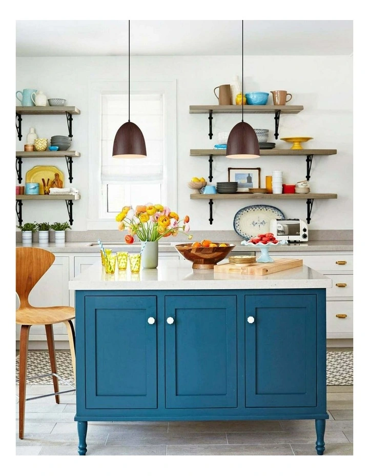 Ligna Retro Replica Wood Oblong Pendant Lights image 3
