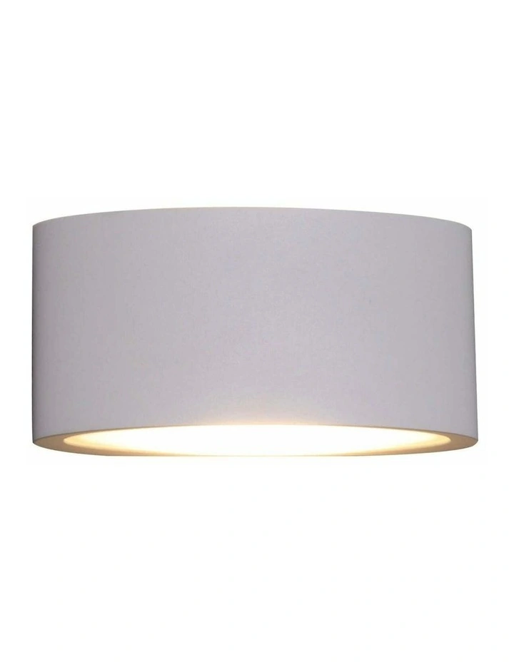 Tama LED Exterior Surface Mounted Curved Up/Down Wall Lights IP54 image 1