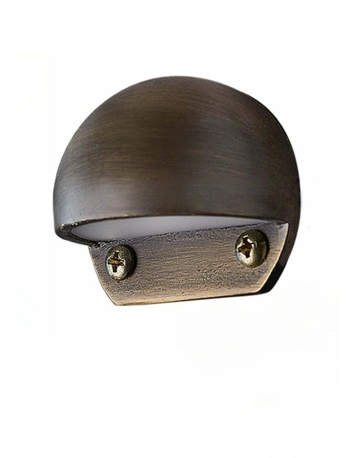 Exterior LED 12V Bronze/ Brass Eyelid Step / Wall Lights IP65 image 1