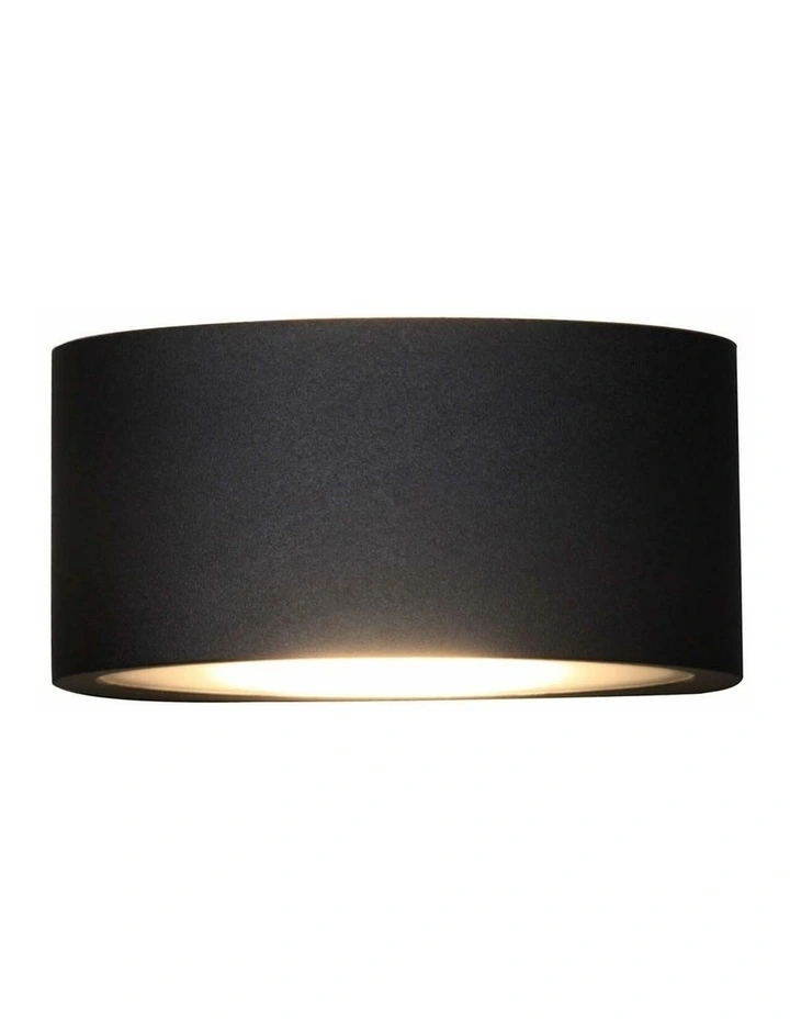 Tama LED Exterior Surface Mounted Curved Up/Down Wall Lights IP54 image 1