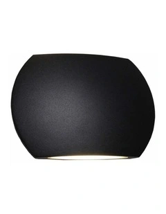Remo Surface Mounted LED Exterior Curved Up/Down Wall Lights IP54