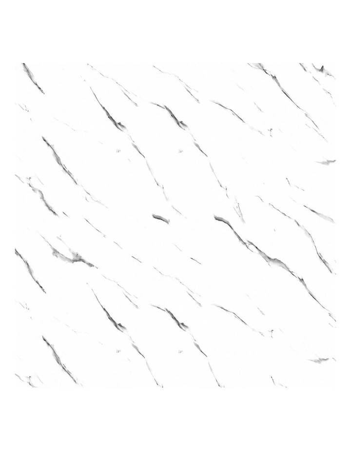 SOGA Peel & Stick Floor and Wall Tiles 30 x 30cm 10 Pack White Faux Marble image 6