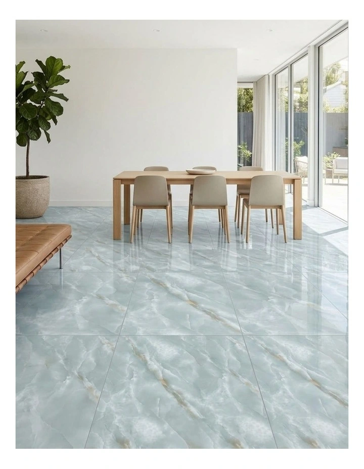 SOGA Peel & Stick Floor and Wall Tiles 30 x 30cm 10 Pack Jade Faux Marble image 3