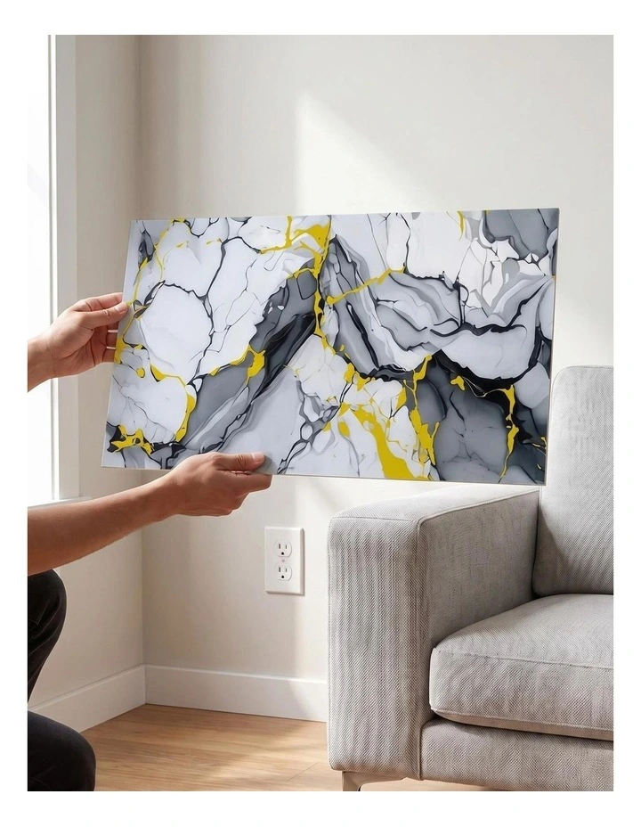 SOGA Peel & Stick Floor and Wall Tiles 30 x 60cm 10 Pack Blue Agate Faux Marble image 5