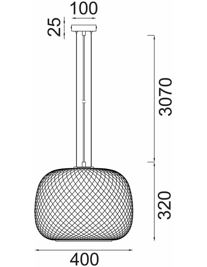 Labu Interior Dome Glass with Segments Pendant Lights image 5