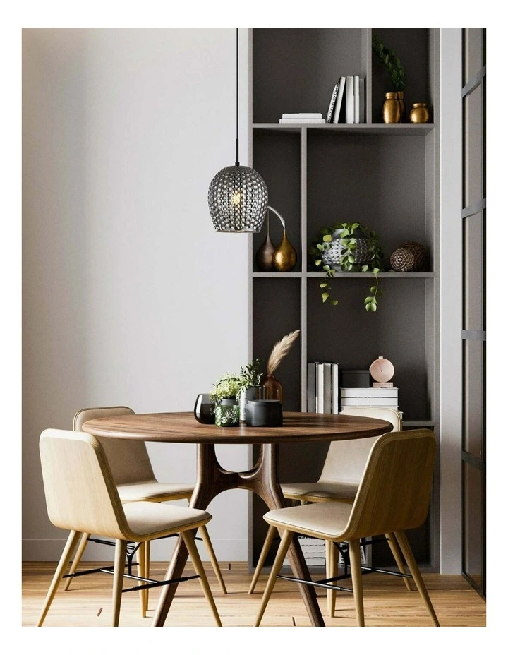 Fossetta Interior Wine Glass Shape Dimpled Pendant Lights image 3