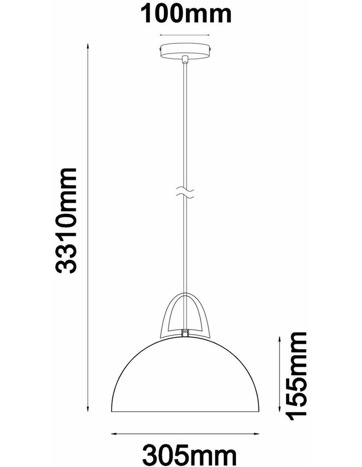 Legna Retro Replica Wood Dome Shape Pendant Lights image 2
