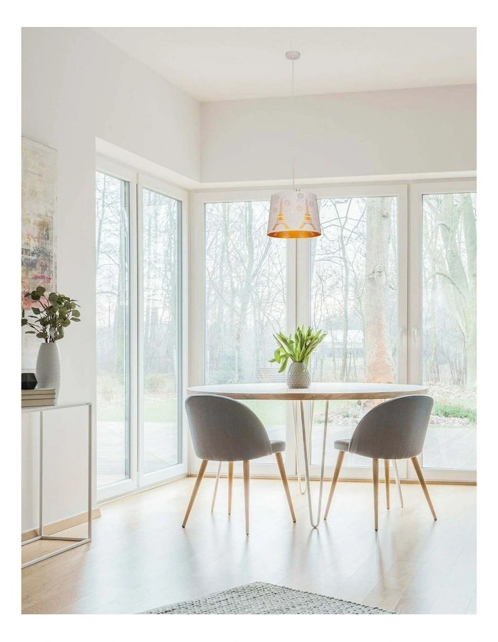 Penshade Interior Slanted with Eiffel Tower Pattern Laser Cut Pendant Lights image 3