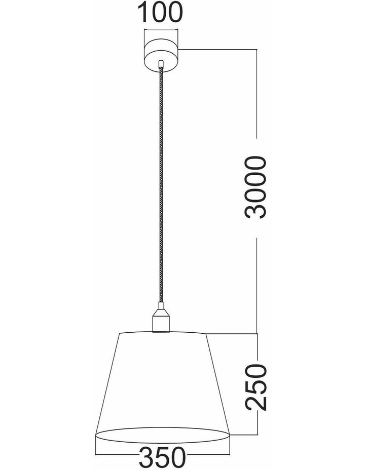 Penshade Interior Slanted with Eiffel Tower Pattern Laser Cut Pendant Lights image 4