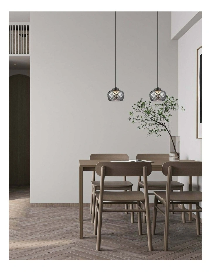 Caramelle Interior LED Tri-CCT Glass with Segments Ellipse Pendant Lights image 4