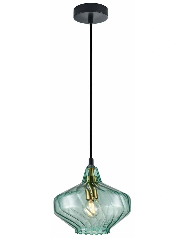 Campana Interior Wine Glass Shape Ribbed Pendant Lights image 1