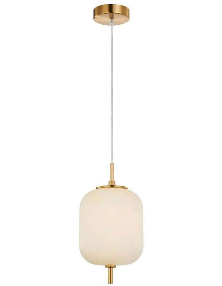 Pino Interior Opal Matte / Smokey Black Mirror Finish Jar Pendant Lights image 1