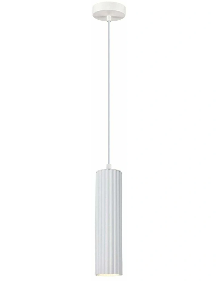 Kolonne Interior GU10 Ribbed Cylinder Pendant Lights image 1