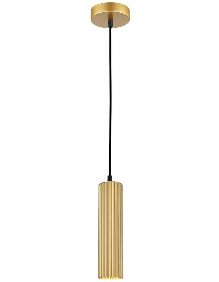 Kolonne Interior GU10 Ribbed Cylinder Pendant Lights image 1