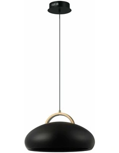 Kupol Interior LED Tri-CCT Dome with Brass Highlight Pendant Lights