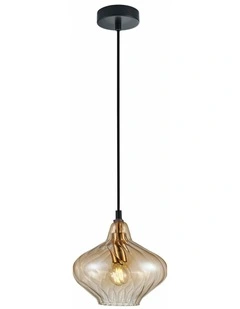 Campana Interior Wine Glass Shape Ribbed Pendant Lights