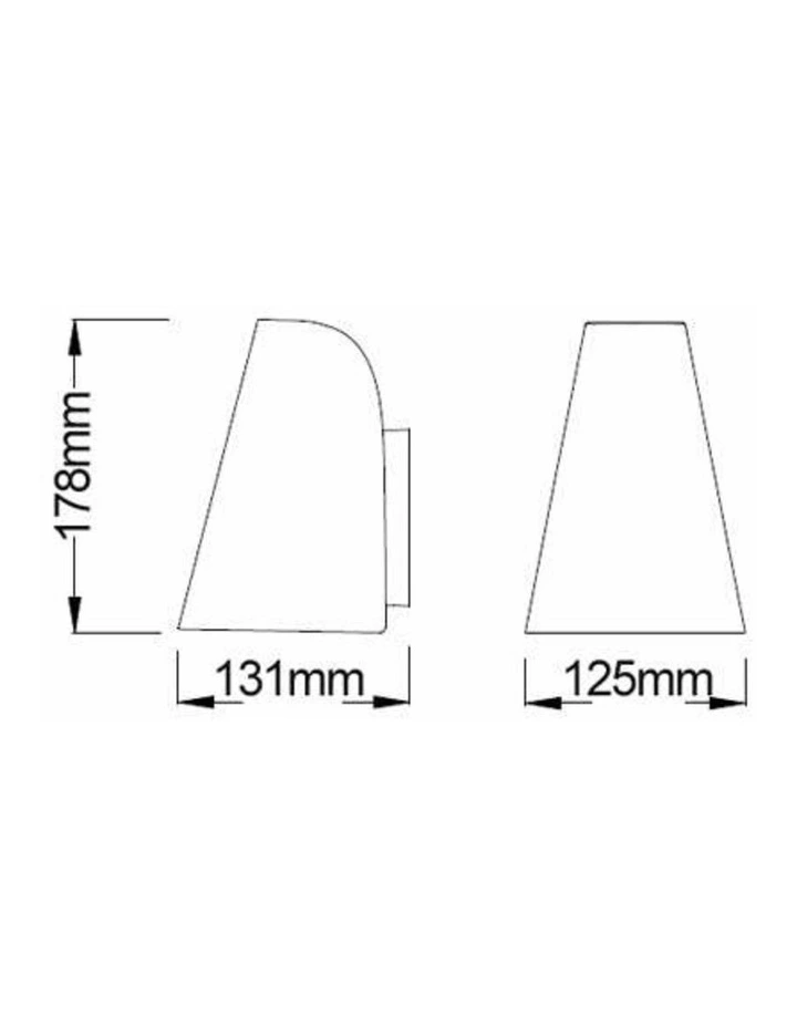 Torque Exterior Cone Shape Surface Mounted Wall Lights IP44 image 2