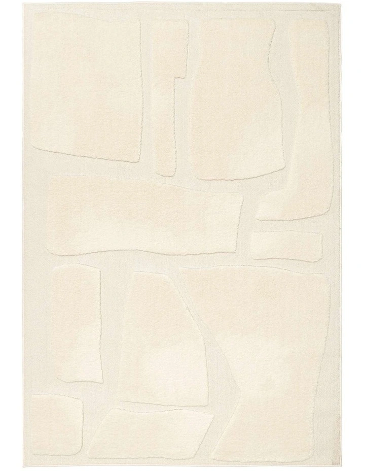 LOOPSIE  CAUCASUS CREAM MOSAIC RUG image 1