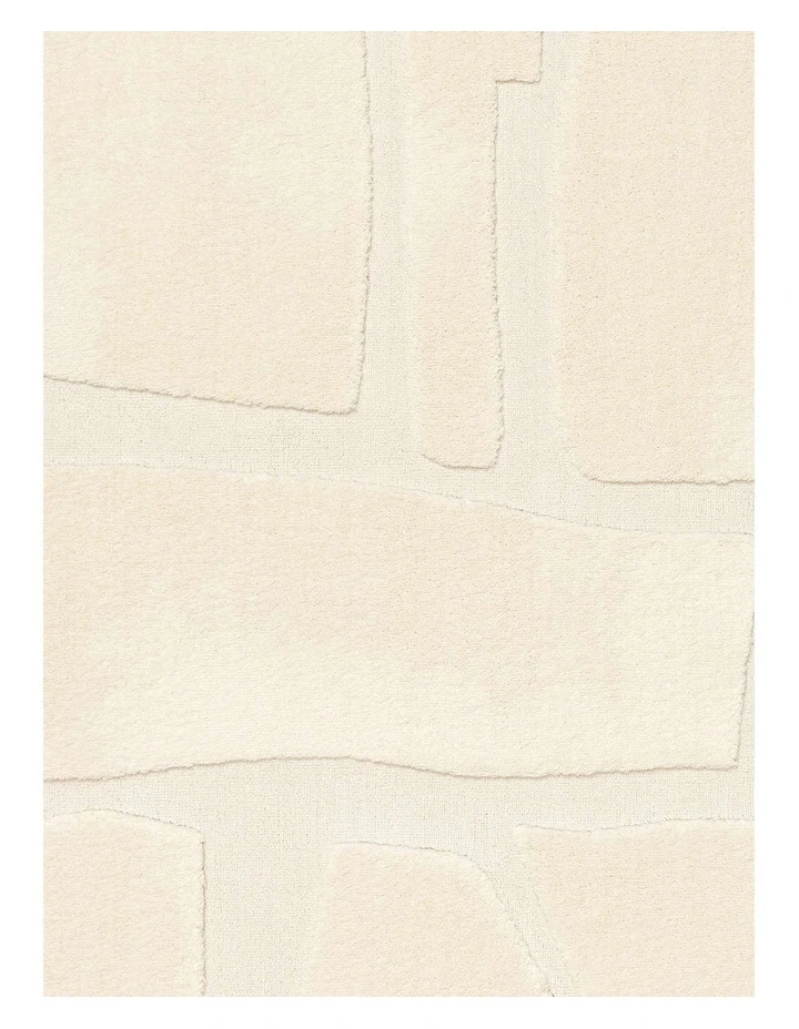 LOOPSIE  CAUCASUS CREAM MOSAIC RUG image 5