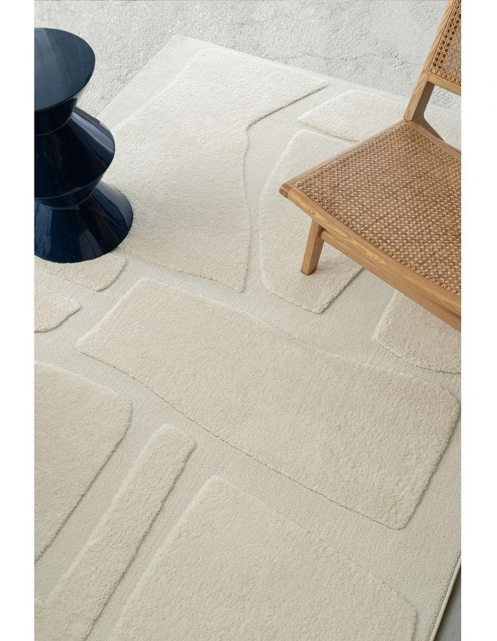 LOOPSIE  CAUCASUS CREAM MOSAIC RUG image 7