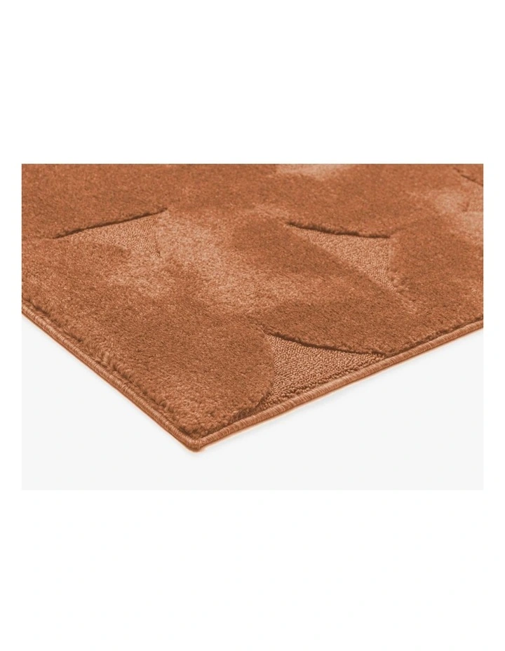 LOOPSIE  STROMBOLI TERRACOTTA GEOMETRIC RUG image 2