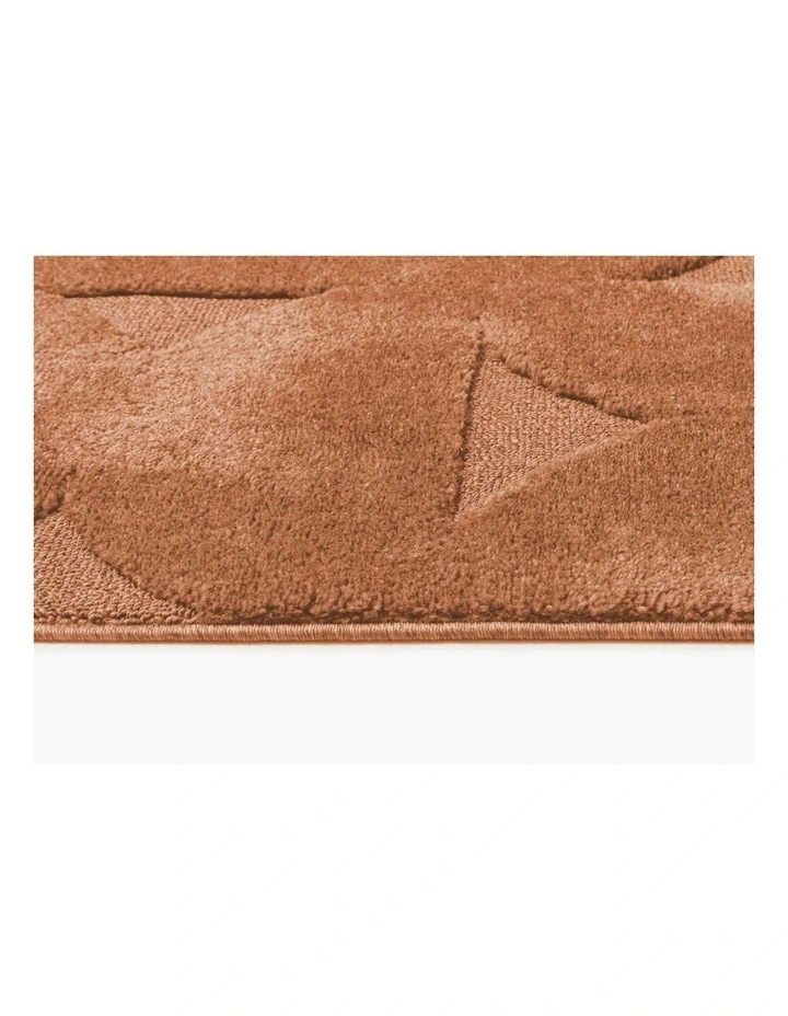 LOOPSIE  STROMBOLI TERRACOTTA GEOMETRIC RUG image 4