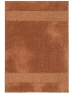 LOOPSIE ANNAPURNA TERRACOTTA BANDED RUG