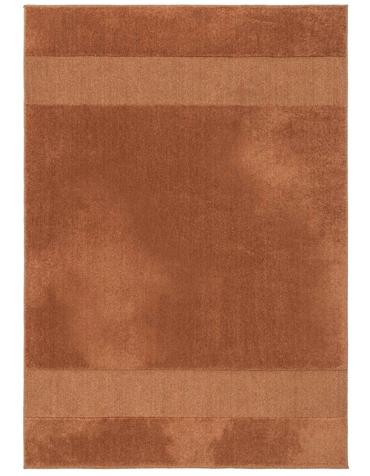 LOOPSIE ANNAPURNA TERRACOTTA BANDED RUG image 1