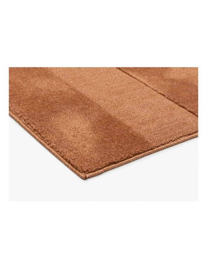 LOOPSIE ANNAPURNA TERRACOTTA BANDED RUG image 2