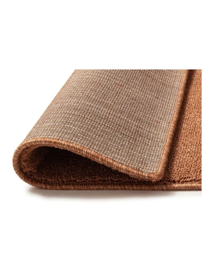 LOOPSIE ANNAPURNA TERRACOTTA BANDED RUG image 3