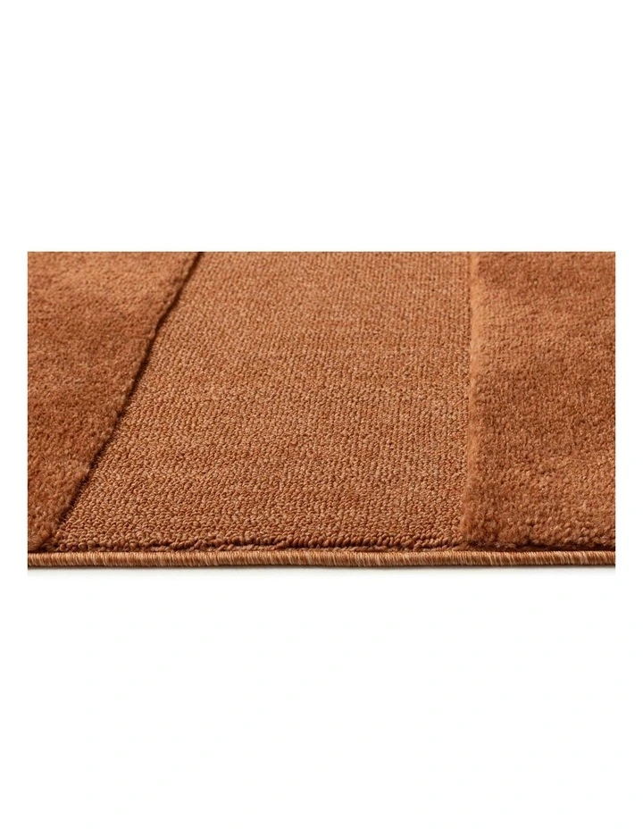 LOOPSIE ANNAPURNA TERRACOTTA BANDED RUG image 4