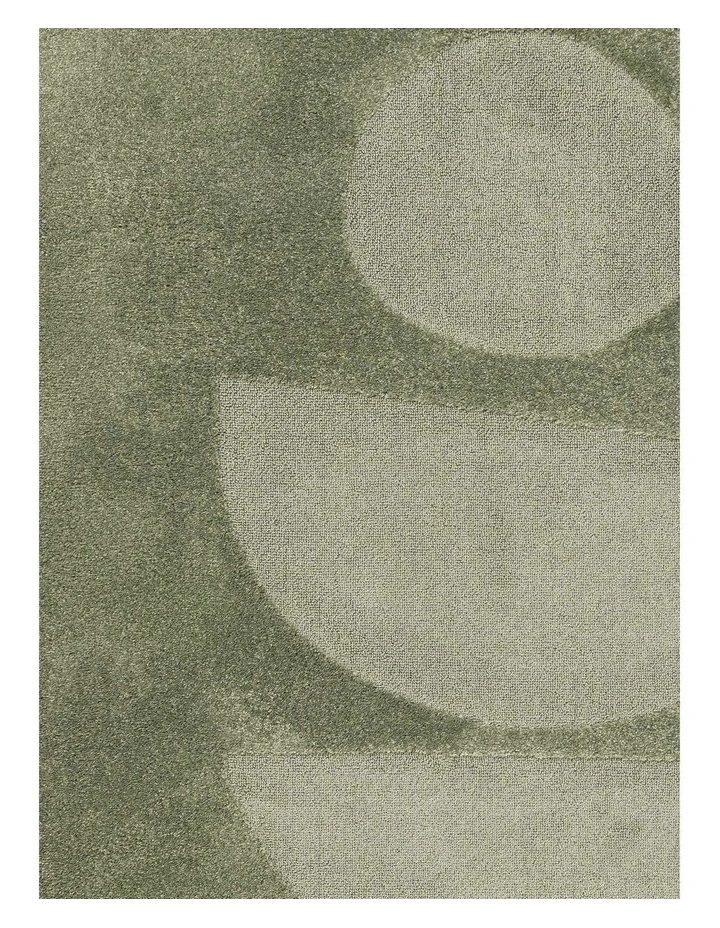 LOOPSIE  KOMODO GREEN PEBBLE RUG image 5