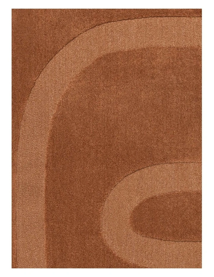 LOOPSIE  COPACABANA TERRACOTTA RIVER RUG image 5