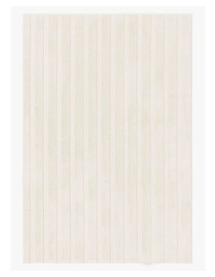 LOOPSIE MOJAVE CREAM STRIPED RUG